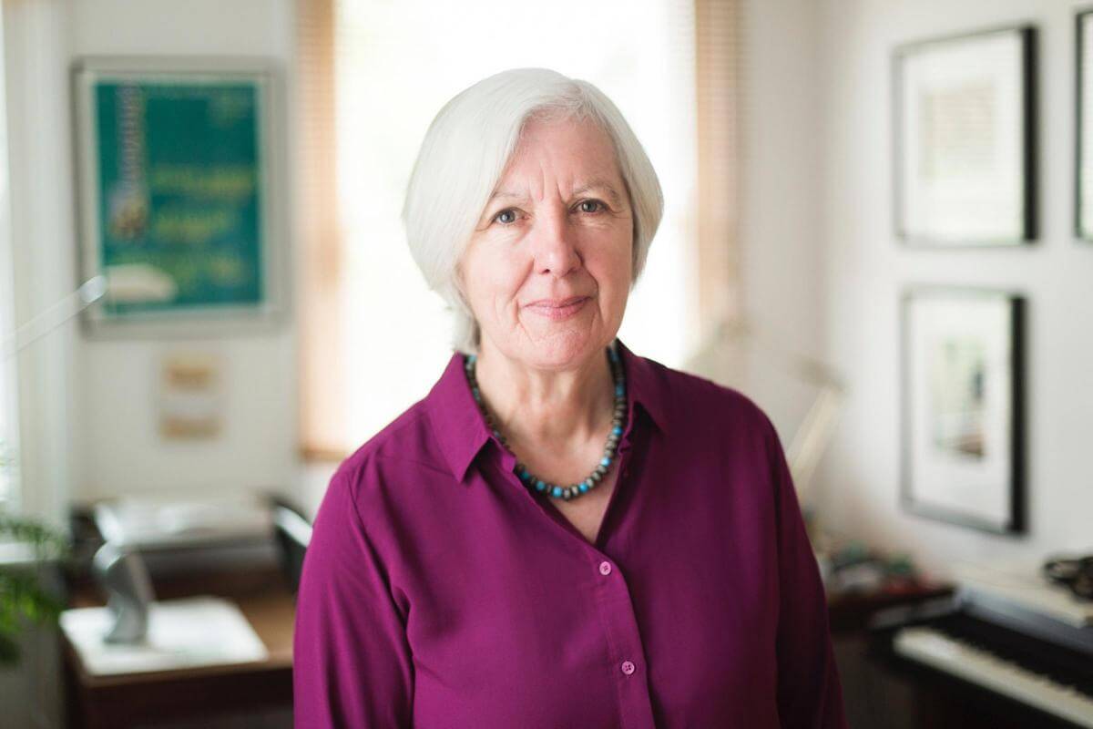 Judith Weirfrom https://www.heraldscotland.com/arts_ents/17998880.judith-weir-composing-new-work-open-revamped-scottish-art-gallery/Judith Weir CBE, London, 19 September 2014Photographed for Choir & Organ magazineThis image licensed to Judith Weir for publicity and promotional use, including online, as arranged with Kate Johnson atMusic Sales Limitedbenjamin@ealovega.com