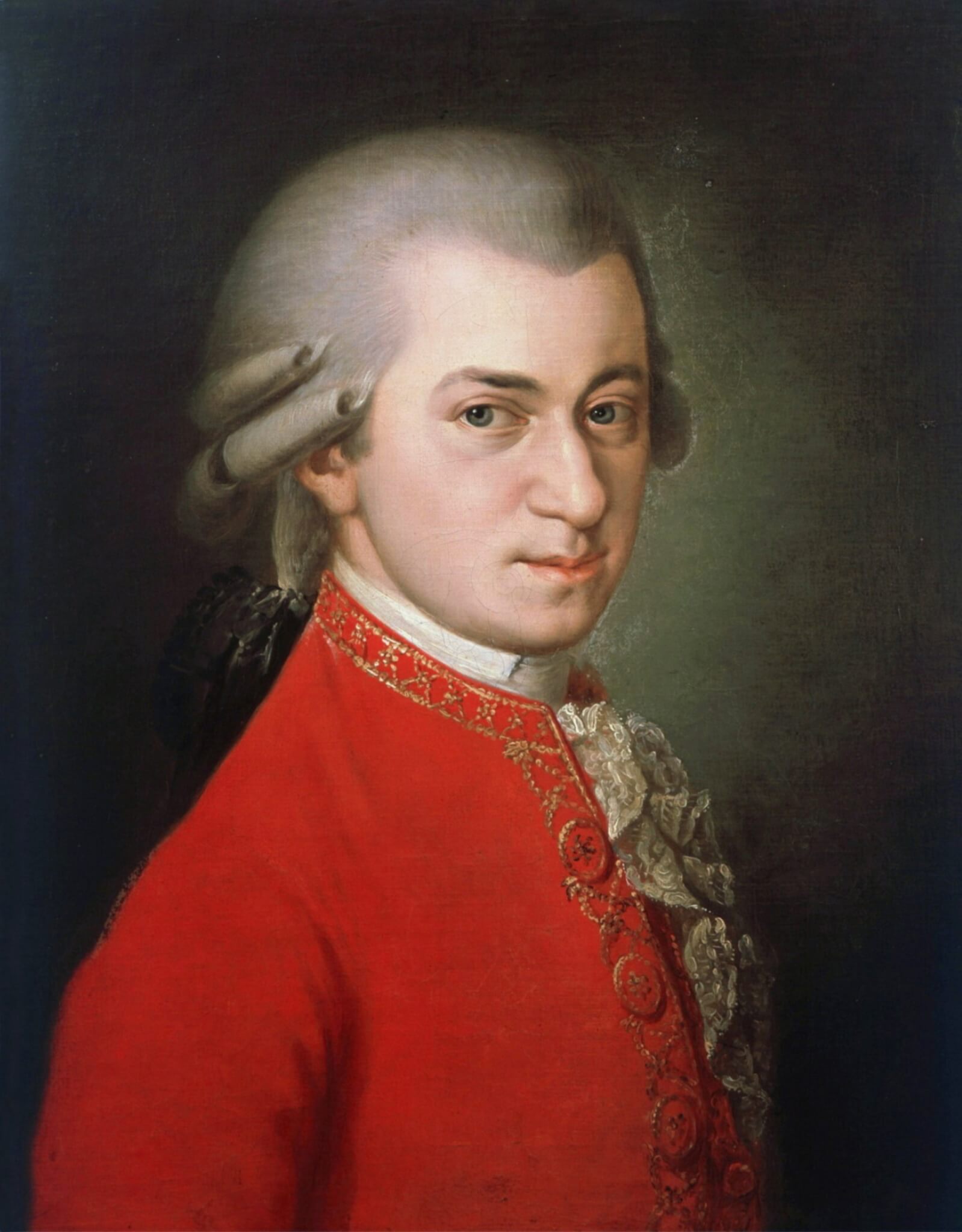 Wolfgang Amadeus MozartBy Barbara Krafft - Deutsch, Otto Erich (1965) Mozart: A Documentary Biography. Stanford: Stanford University Press., Public Domain, https://commons.wikimedia.org/w/index.php?curid=141841