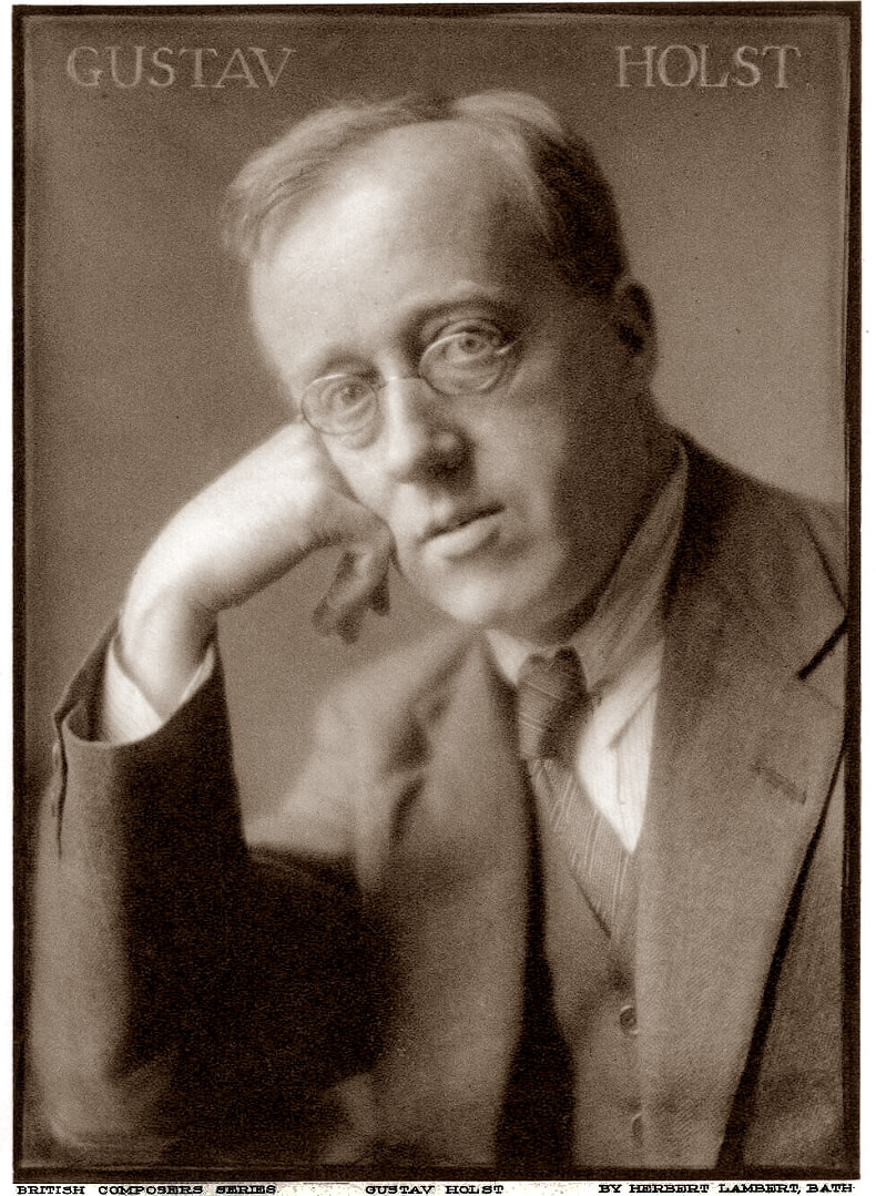 Gustav HolstBy Herbert Lambert - National Portrait Gallery, PD-US, https://en.wikipedia.org/w/index.php?curid=67990161