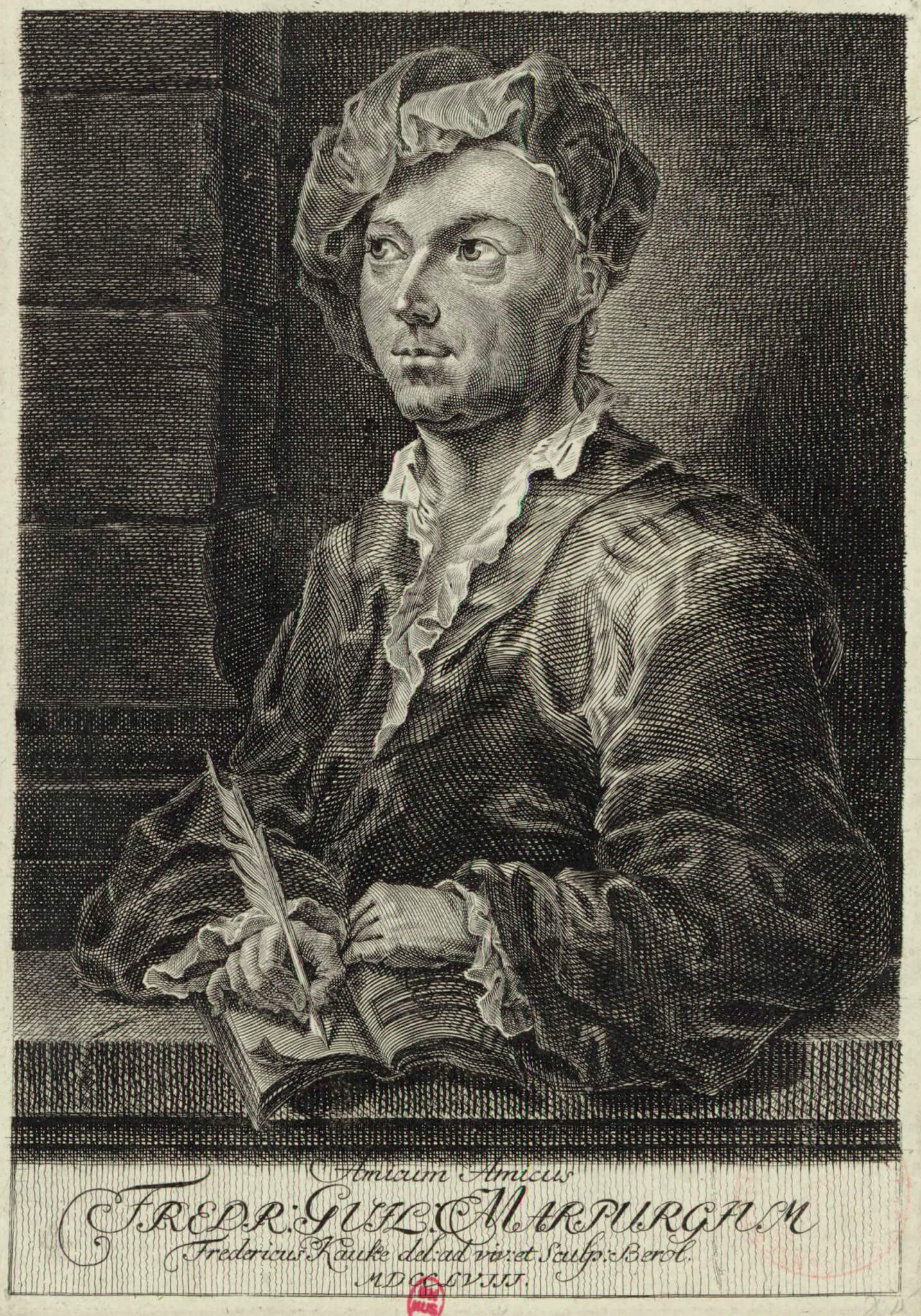 Marpurg-Kauke-Berol-1758 Friedrich Wilhelm MarpurgBy Friedrich Kauke - This file comes from Gallica Digital Library and is available under the digital ID btv1b8422284m, Public Domain, https://commons.wikimedia.org/w/index.php?curid=32907668