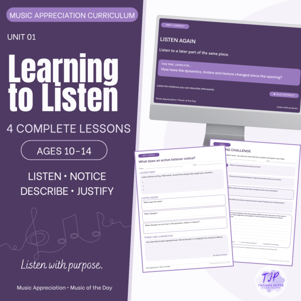 Music Appreciation Curriculum - Unit 1: Learning to Listen